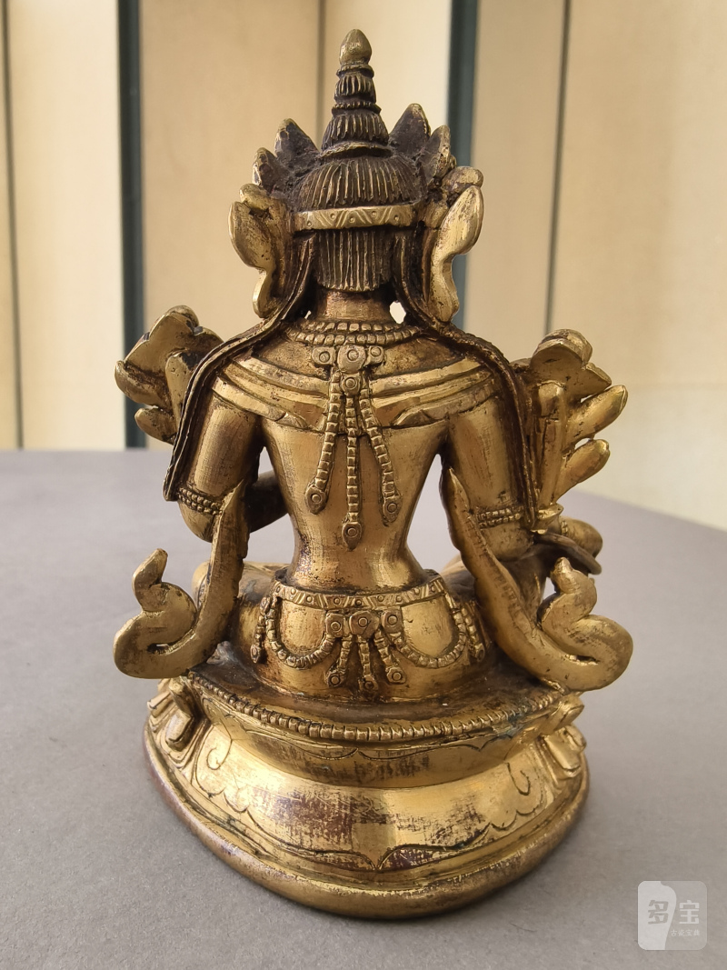 A GILT-BRONZE FIGURE OF SYAMATARA - 图13